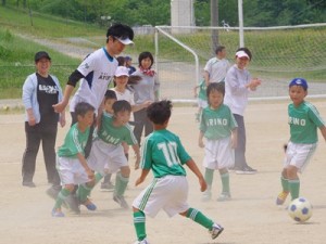 親子サッカー3年